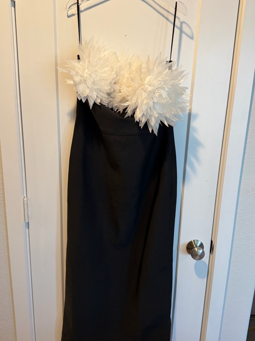 Bandage Mini Dress w/ Flower Bust - Picture 5 of 6